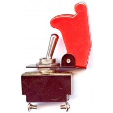 Toggle switch with Red flip up cover