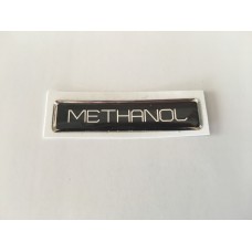 Domed methanol sticker